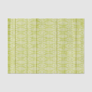 Rustic Wood Green Damask Shabby Cottage Chic Tissue Paper
