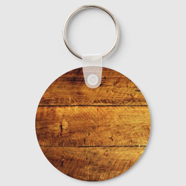 Rustic Wood Keychain (Front)