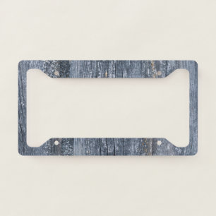 Rustic Wood License Plate Frame