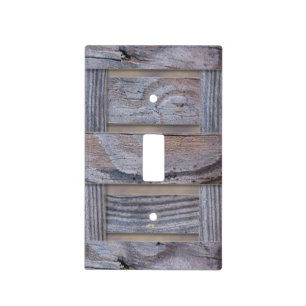 Rustic Wood Light Switch Cover