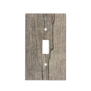 Rustic Wood Light Switch Cover
