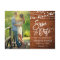 Rustic Wood Lights Brush Script Save The Date