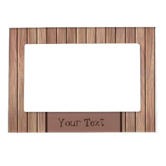 Rustic Wood Like Custom Magnetic Frame (Front)