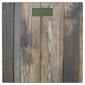 Rustic Wood Look Bathroom Scales (Front)