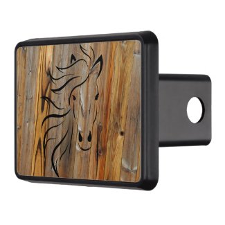 Rustic Wood Look - Wild Horse Head
