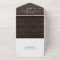 Rustic Wood Photo Monogram Wedding RSVP