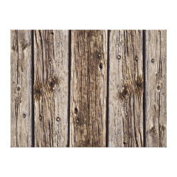 Rustic Wood Photo Realistic Aged Boards Canvas Print