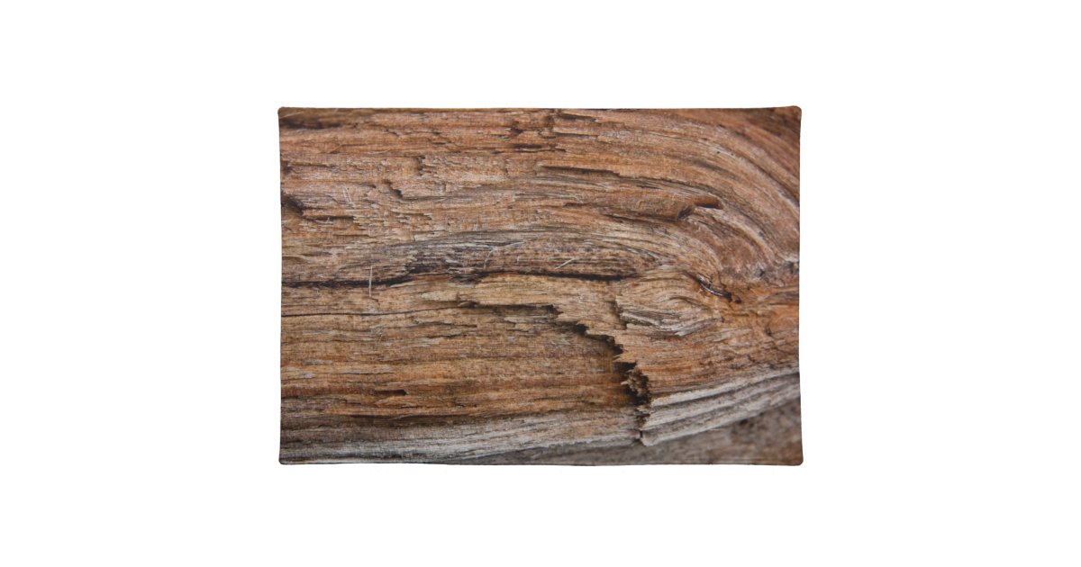 Rustic wood placemat Zazzle