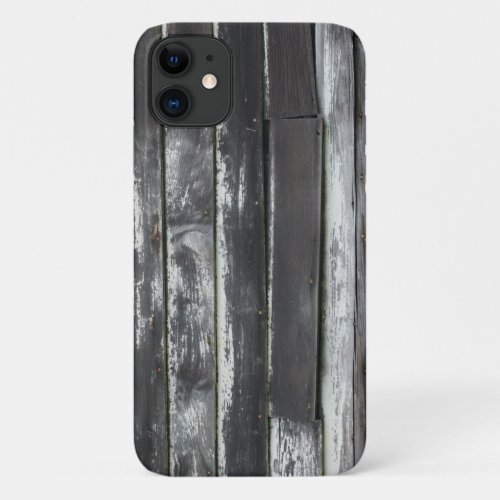 Rustic Wood Planks iPhone 11 Case