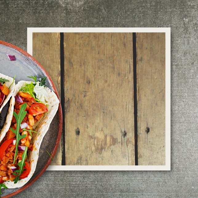 Rustic Wood Planks Napkins (Creator Uploaded)