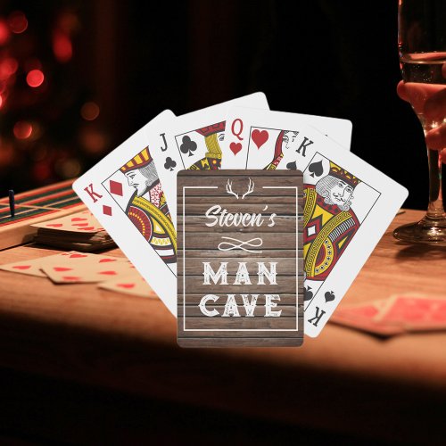 Rustic Wood Playing Cards