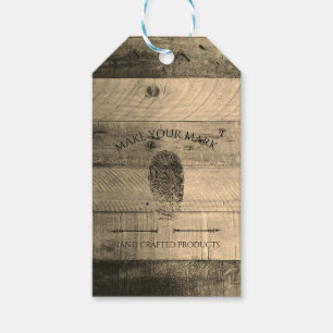 Rustic Wood Product Hang Tag