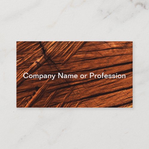 Rustic Wood professional business card