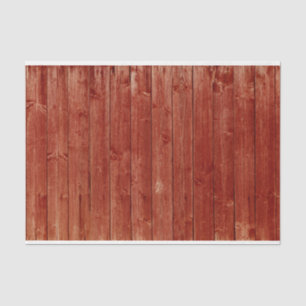 Rustic Wood Red Barn Wood Background Decoupage Tissue Paper