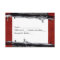 Rustic Wood Red Leather Barbed Wire Cowboy rsvp