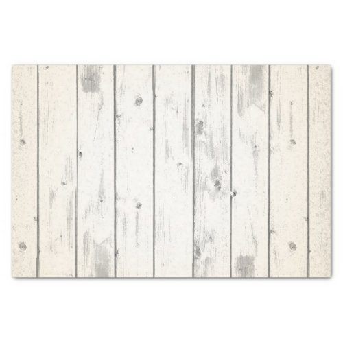 Rustic Wood Shabby Chic Weathered Barn Boards Tissue Paper