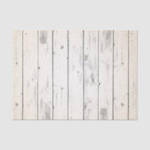 Rustic Wood Shabby Chic Weathered Barn Boards Tissue Paper