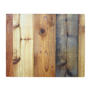 Rustic Wood Siding Photo Metal Print