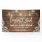 Rustic Wood String Lights Lace Graduation Party
