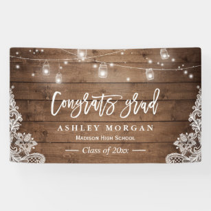 graduation banners signs zazzle