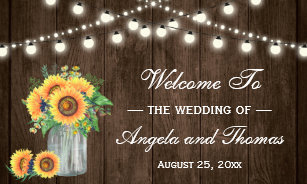 wedding signs zazzle