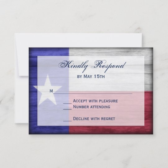 Rustic Wood Texas Flag Wedding Rsvp Cards Rustic Wood Texas Flag Wedding Rsvp Cards