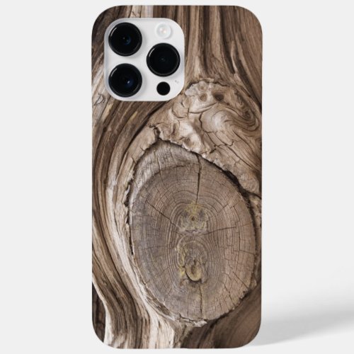 Rustic Wood Textures Pine Knot Close_Up Photograph Case_Mate iPhone 14 Pro Max Case