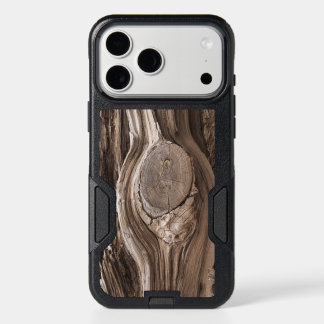 Rustic Wood Textures Pine Knot Close-Up Photograph iPhone 17 Pro Max Case