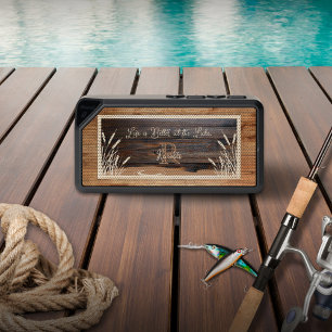 Rustic Wood Tone Lake Bluetooth Speaker