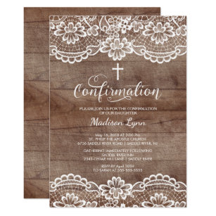 confirmation invitations zazzle