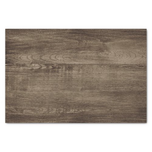 Rustic Wood Weathered Farmhouse Board Pattern Tissue Paper