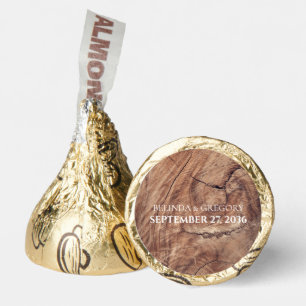 Rustic Wood Wedding Hershey®'s Kisses®