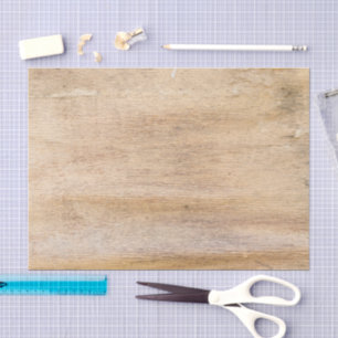 Rustic Wood Western Country Cowboy Folk Christmas Tissue Paper