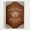 Rustic Wood & White Lace Wedding Planner