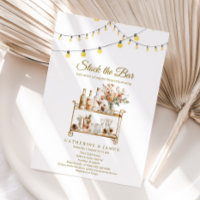 Rustic Wood Winter String lights Stock The Bar