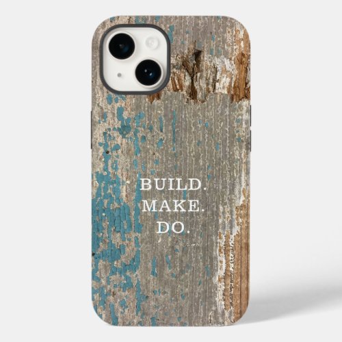 Rustic Wood Woodworker Tough iPhone Case