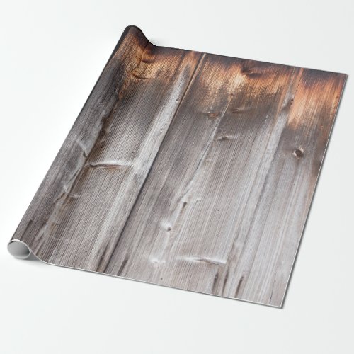 rustic wood wrapping paper