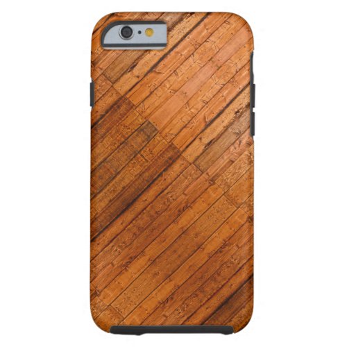Rustic Wooden Boards Photo_sampled Art Tough iPhone 6 Case