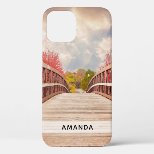 Rustic Wooden Bridge in the Country Case_Mate iPho iPhone 12 Case