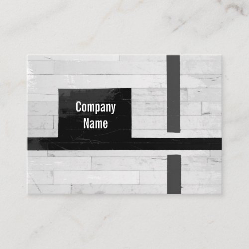 Rustic Wooden Floor Lines and Markings Business Ca Business Card