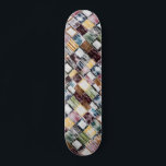 Rustic Wooden Modern Colorful Block Pattern Skateboard<br><div class="desc">This rustic yet modern design features a pattern of colorful wooden blocks #grunge #rustic #mosaic #tiled #textured #pattern #masculine #feminine #girly #stylish #chic #trendy #customgifts #sports #outdoor #skate #skater #skateboard #skateboards #skateboarding #fun #cool #custom #christmas #birthday #giftsforher</div>