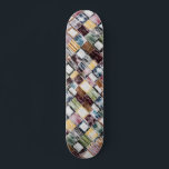 Rustic Wooden Modern Colorful Block Pattern Skateboard<br><div class="desc">This rustic yet modern design features a pattern of colorful wooden blocks #grunge #rustic #mosaic #tiled #textured #pattern #masculine #feminine #girly #stylish #chic #trendy #customgifts #sports #outdoor #skate #skater #skateboard #skateboards #skateboarding #fun #cool #custom #christmas #birthday #giftsforher</div>