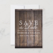 Rustic Wooden Pallet Wedding- Save the Date