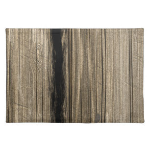 Rustic Wooden Plank Placemats