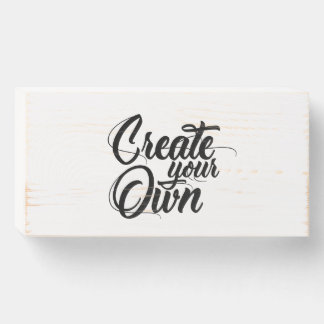 Rustic Wooden Plaque - Create Your Own
