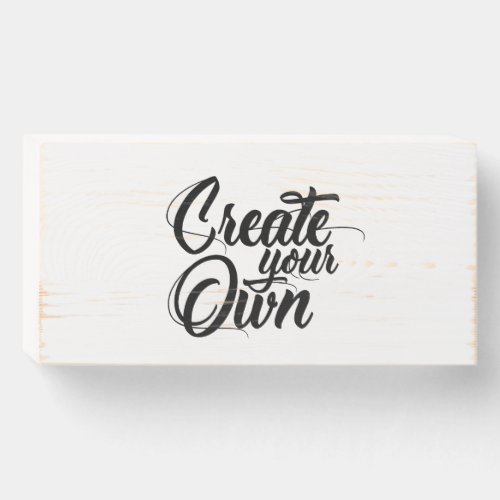 Rustic Wooden Plaque _ Create Your Own