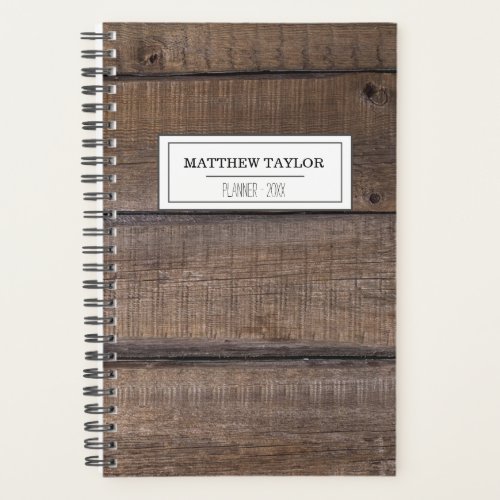 Rustic Wooden Style Name Custom 