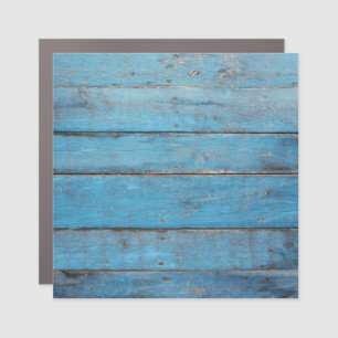 Rustic Wooden Wall: Aged Texture. Car Magnet