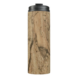 Rustic Woodgrain Pattern Photo Brown Nature Thermal Tumbler