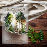 Rustic Woodland Adventure Awaits Boy Baby Shower
